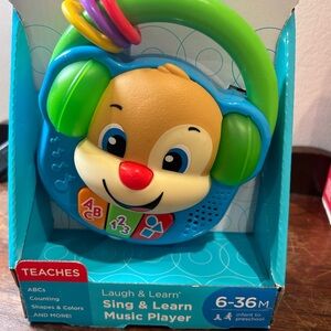 Fisher-Price Laugh & Learn Music Player - Blue and Green